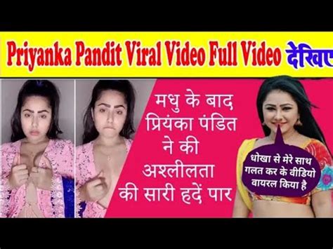 priyanka pandit viral link video